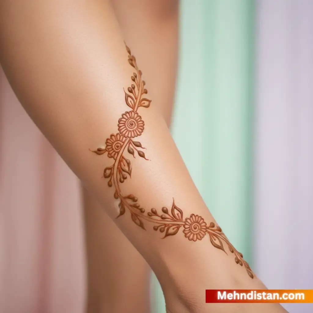 Girl Mehndi Design idea