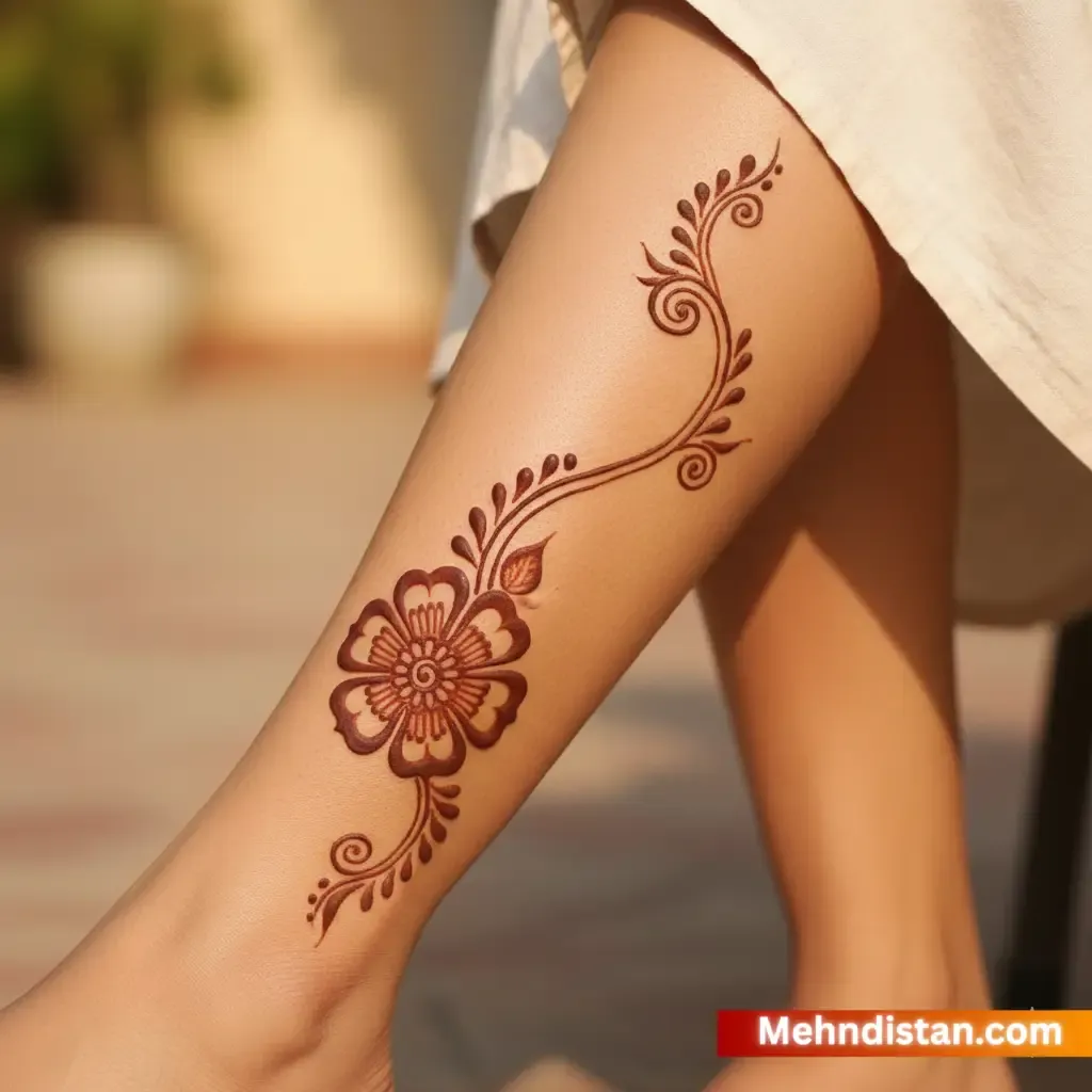 Girl Mehndi Design idea