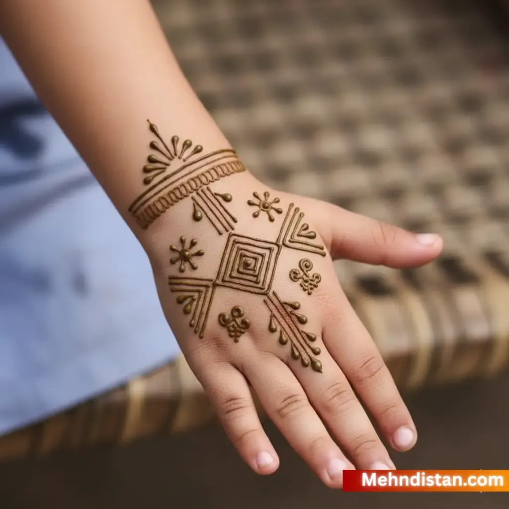 Boys Mehndi Design idea