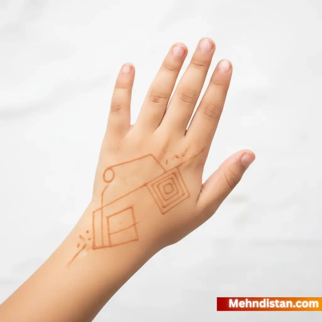Boys Mehndi Design idea