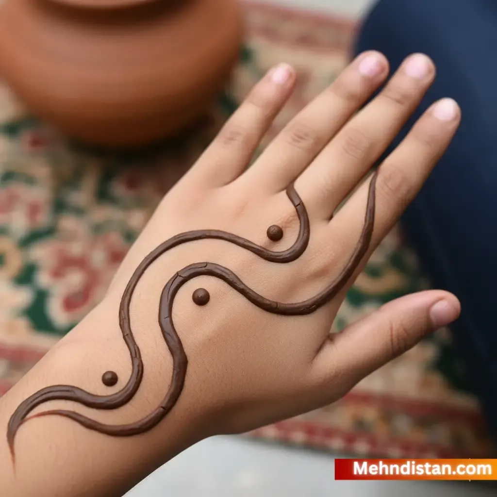 Boys Mehndi Design idea