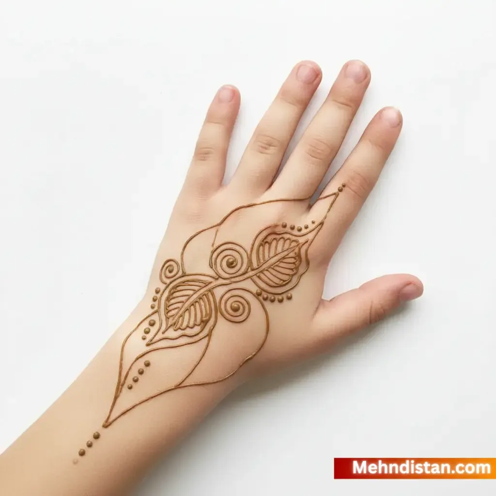 Boys Mehndi Design idea