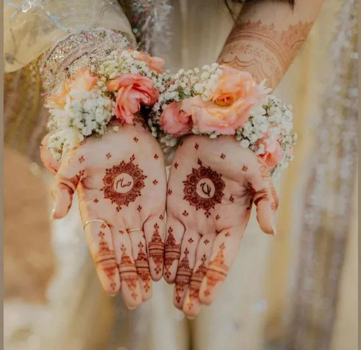 Simple Mehndi Design With Name idea