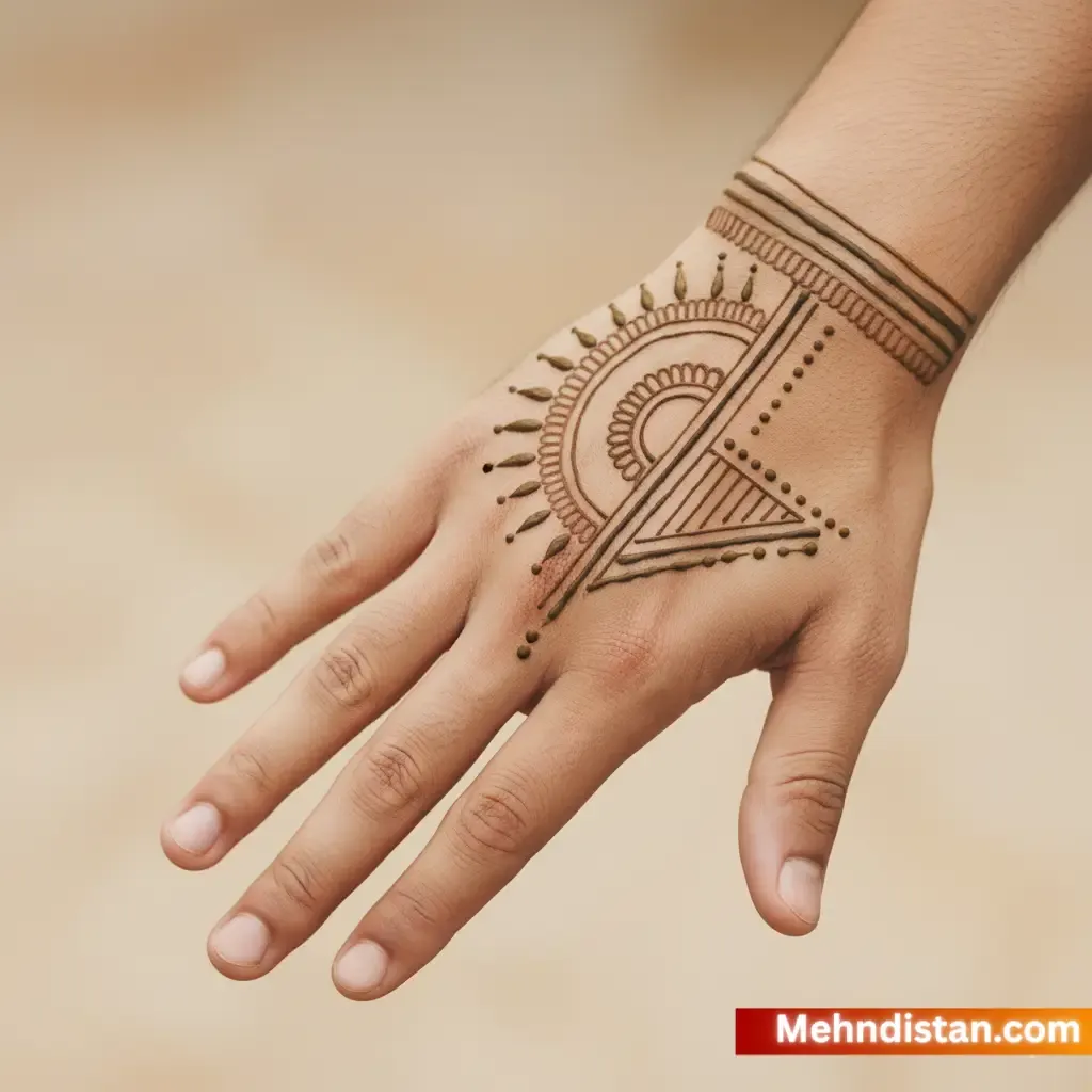 Boys Mehndi Design idea