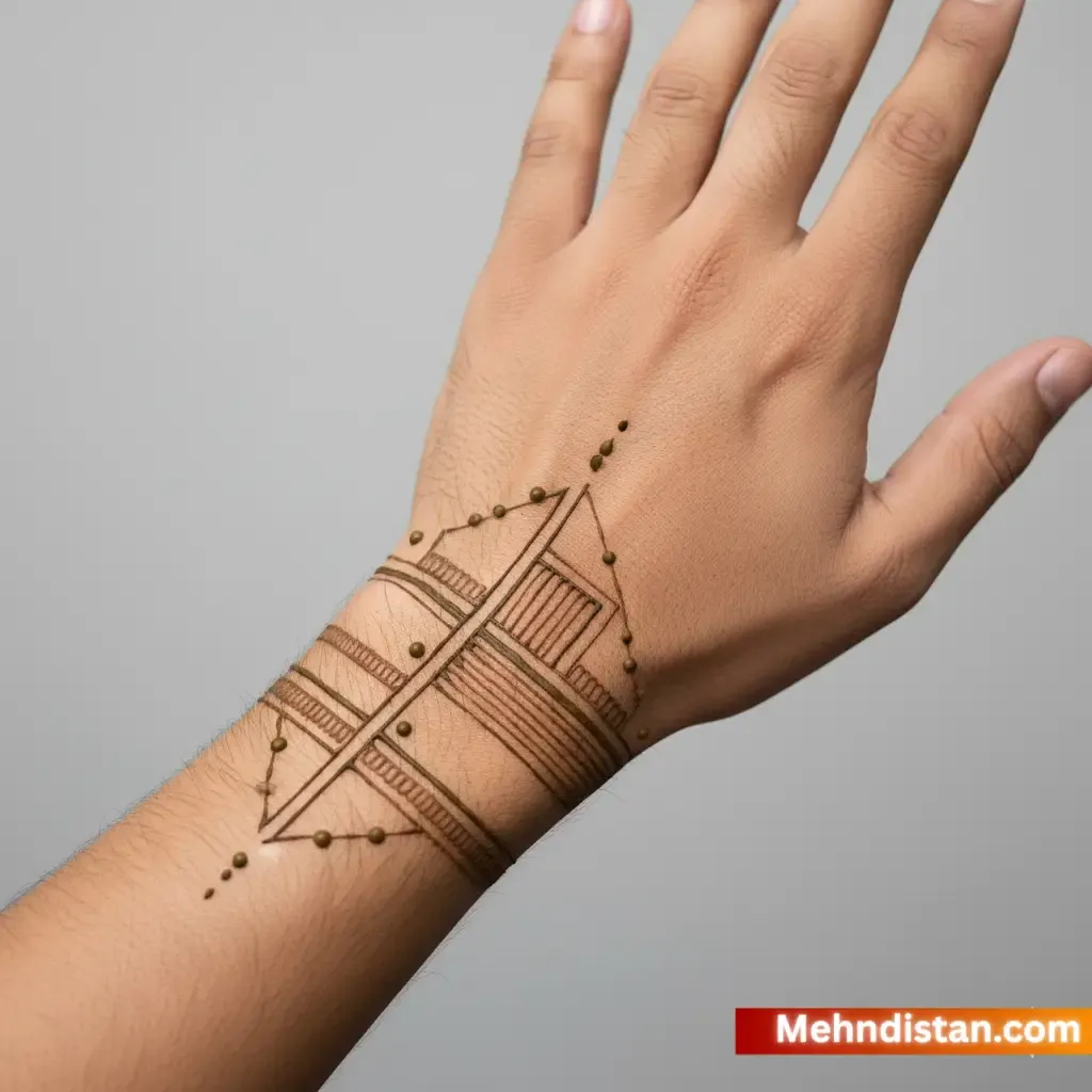 Boys Mehndi Design idea