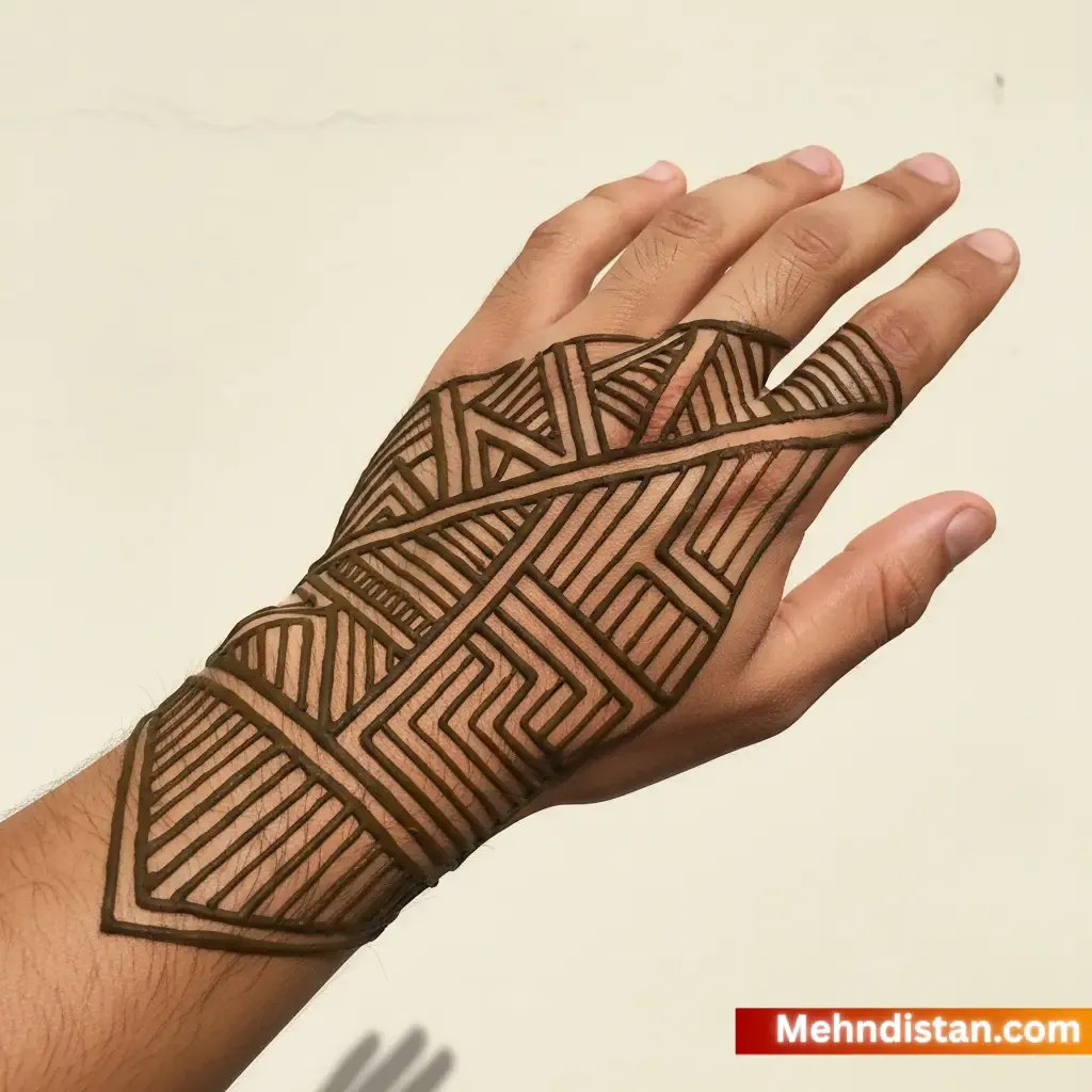 Boys Mehndi Design idea