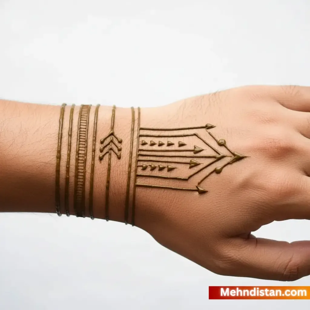 Boys Mehndi Design idea