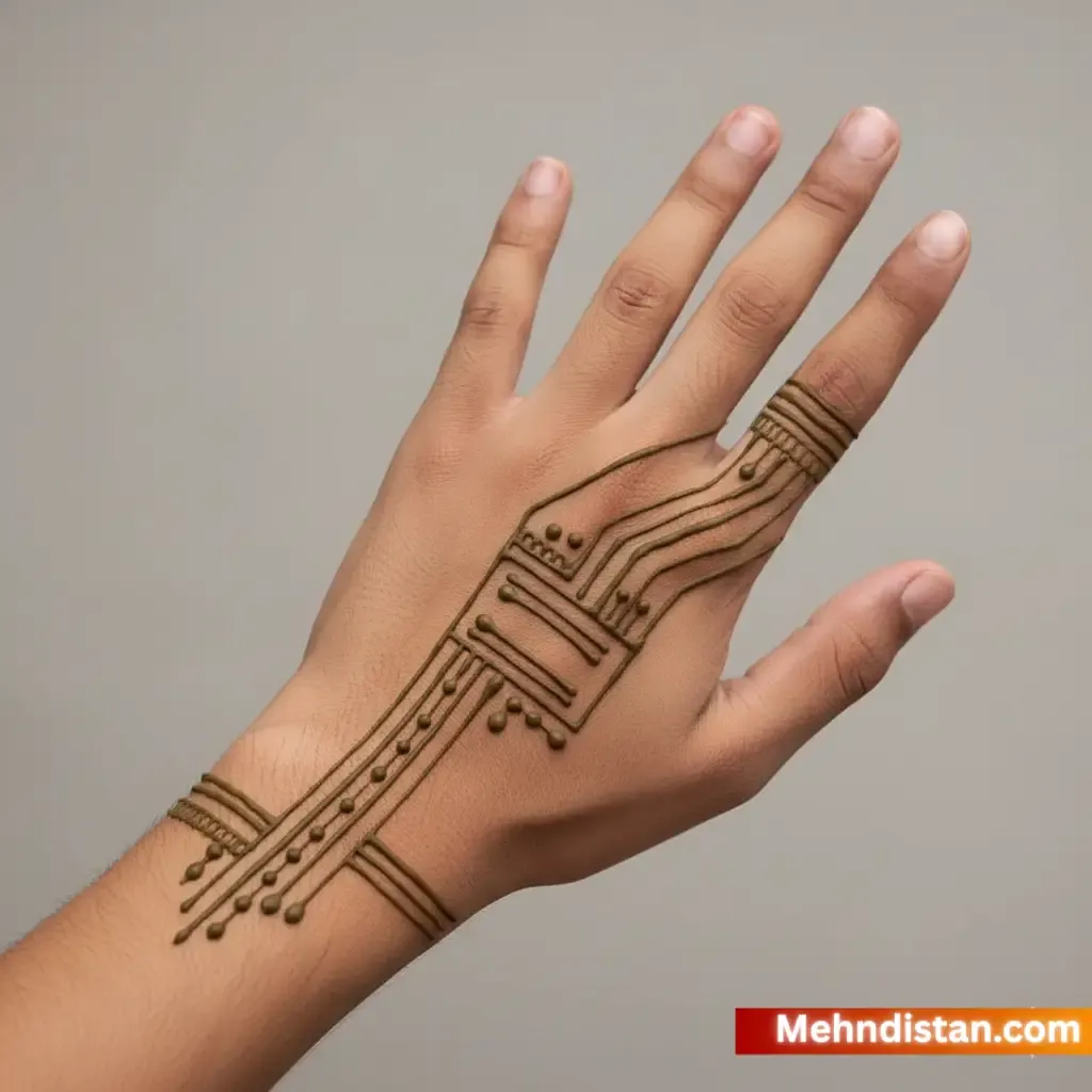 Boys Mehndi Design idea