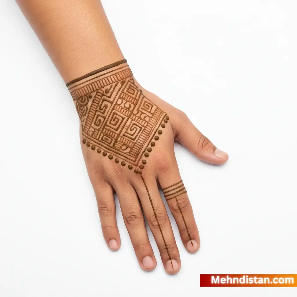 Boys Mehndi Design idea