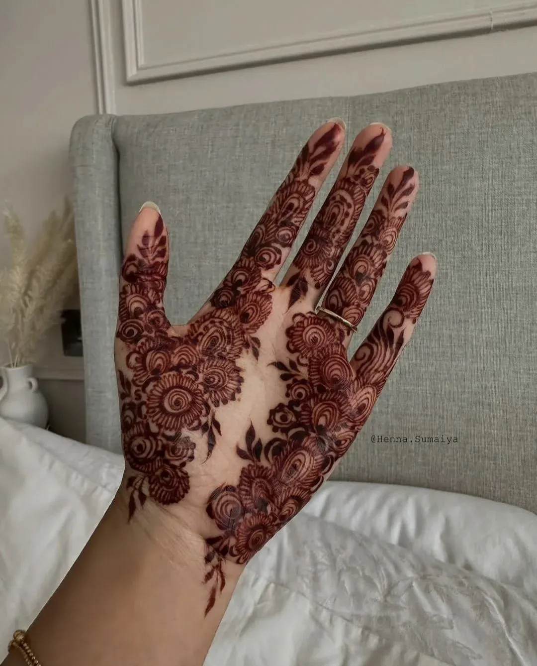 Modern Full Hand Mehndi Design idea