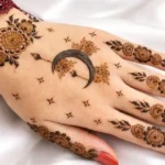 Moon Mehndi Design