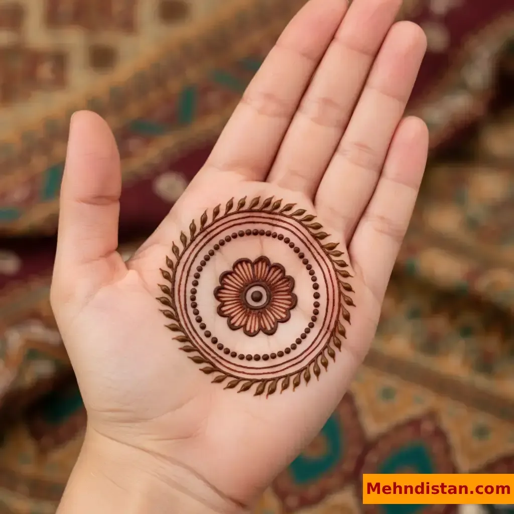 Pakistani Tikki Mehndi Design idea