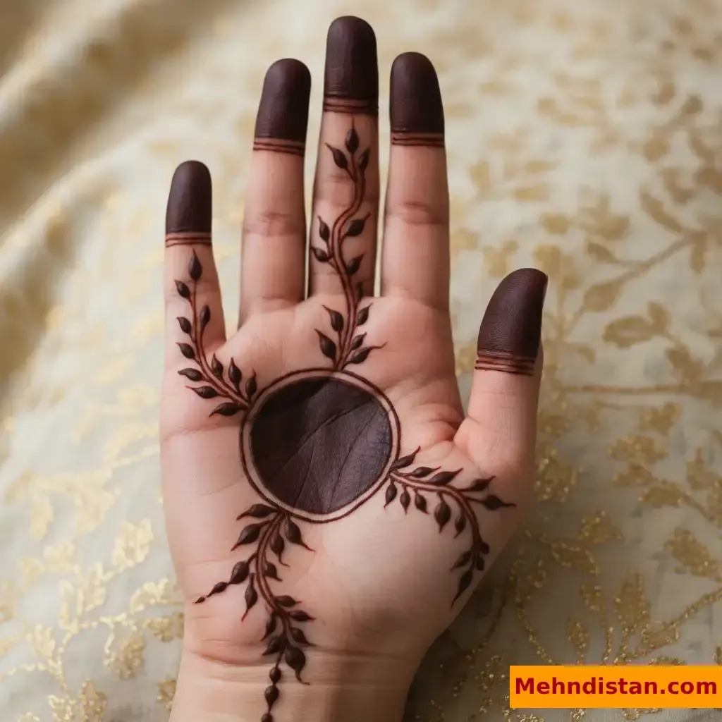 Pakistani Tikki Mehndi Design idea