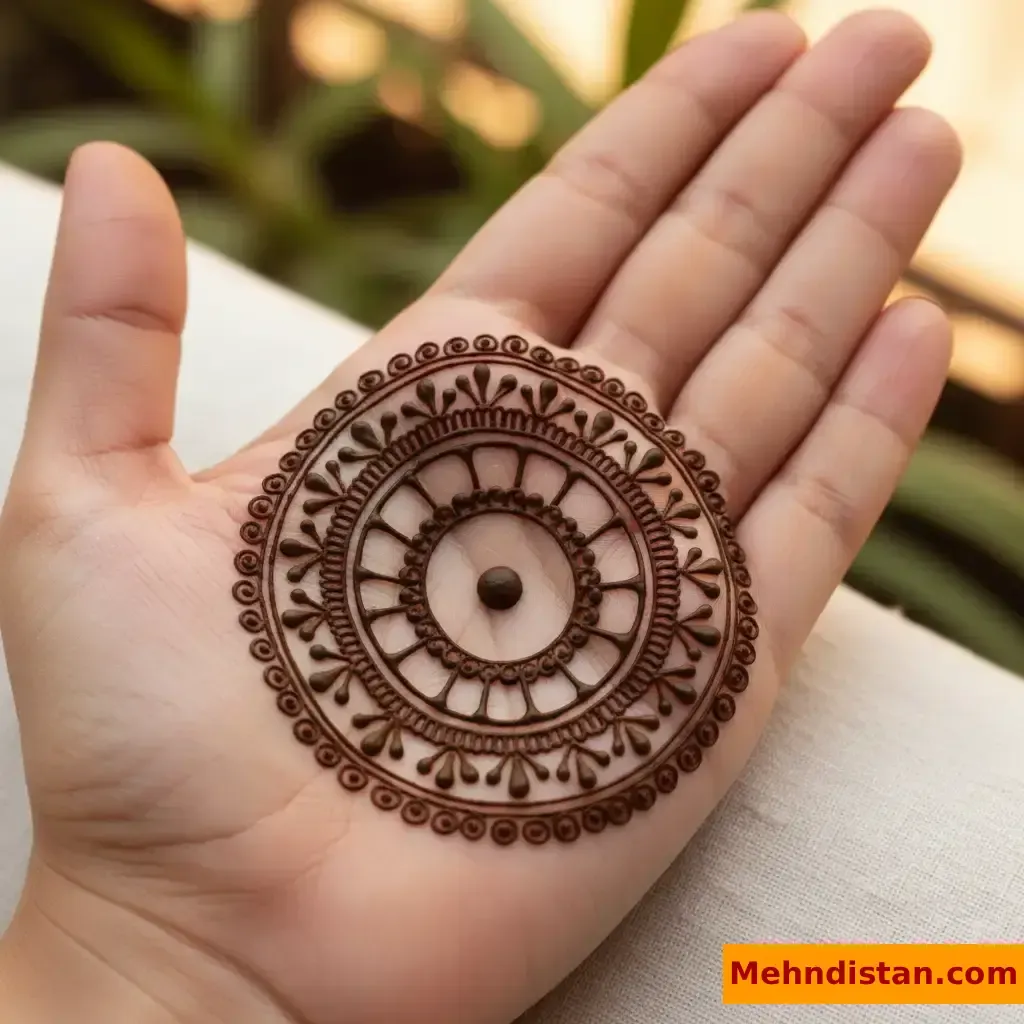 Pakistani Tikki Mehndi Design idea