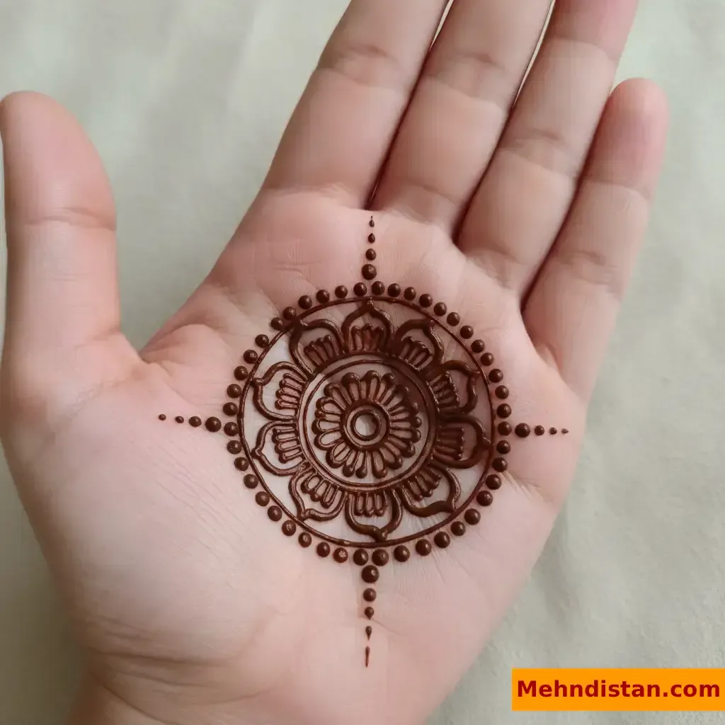 Pakistani Tikki Mehndi Design idea
