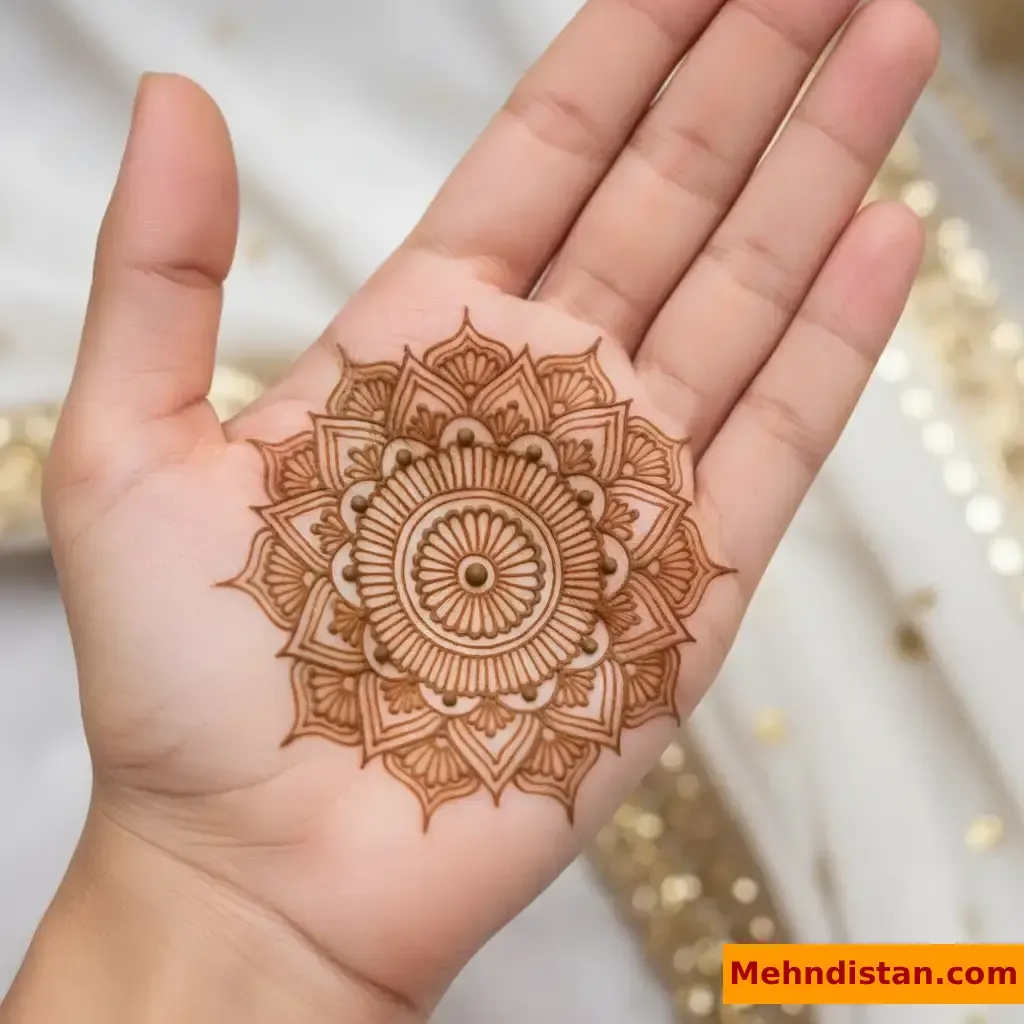 Pakistani Tikki Mehndi Design idea