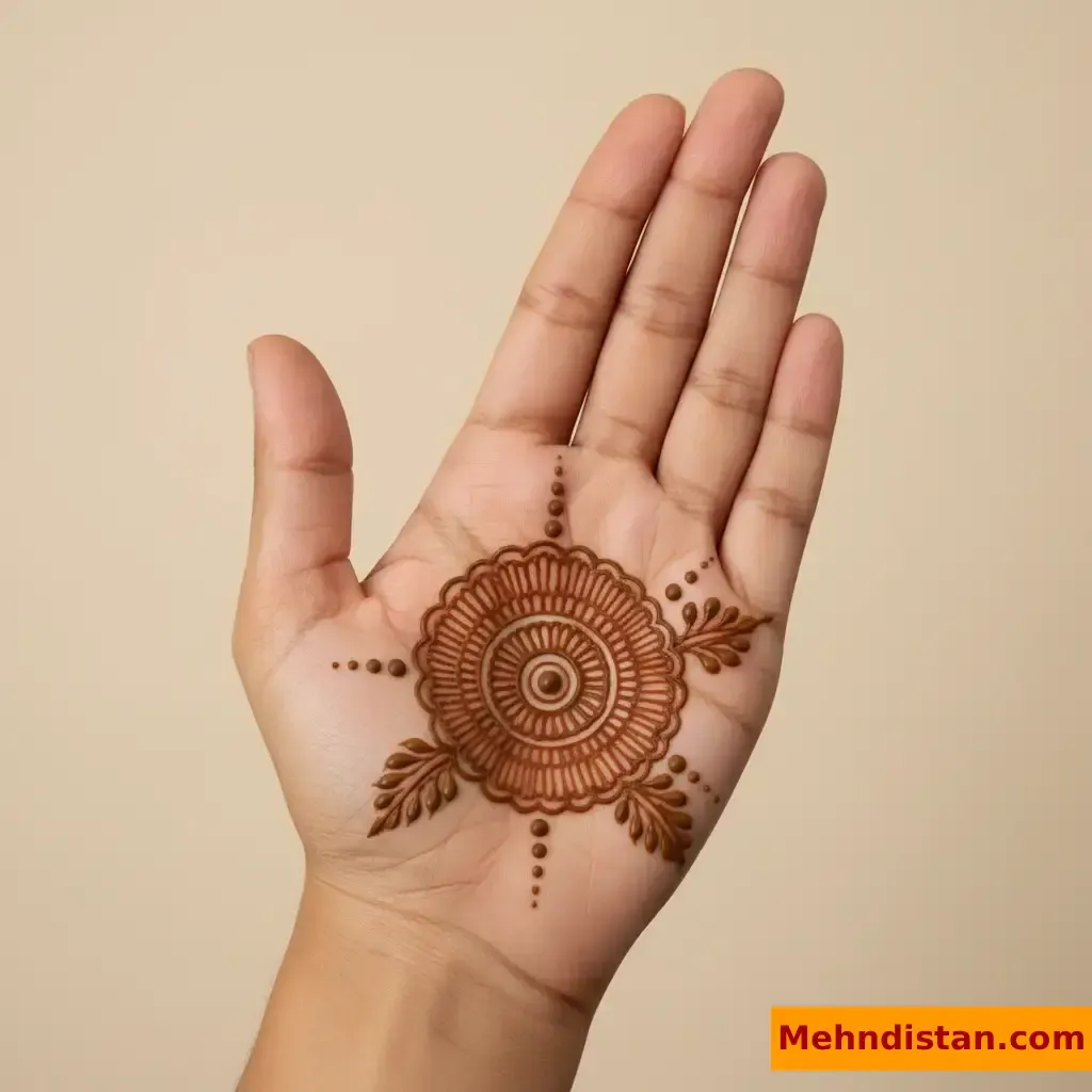 Pakistani Tikki Mehndi Design idea