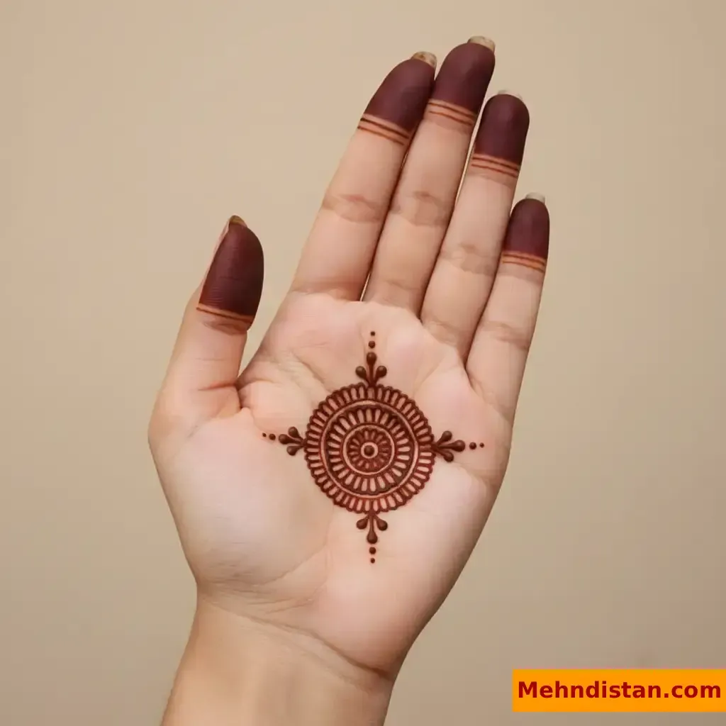 Pakistani Tikki Mehndi Design idea