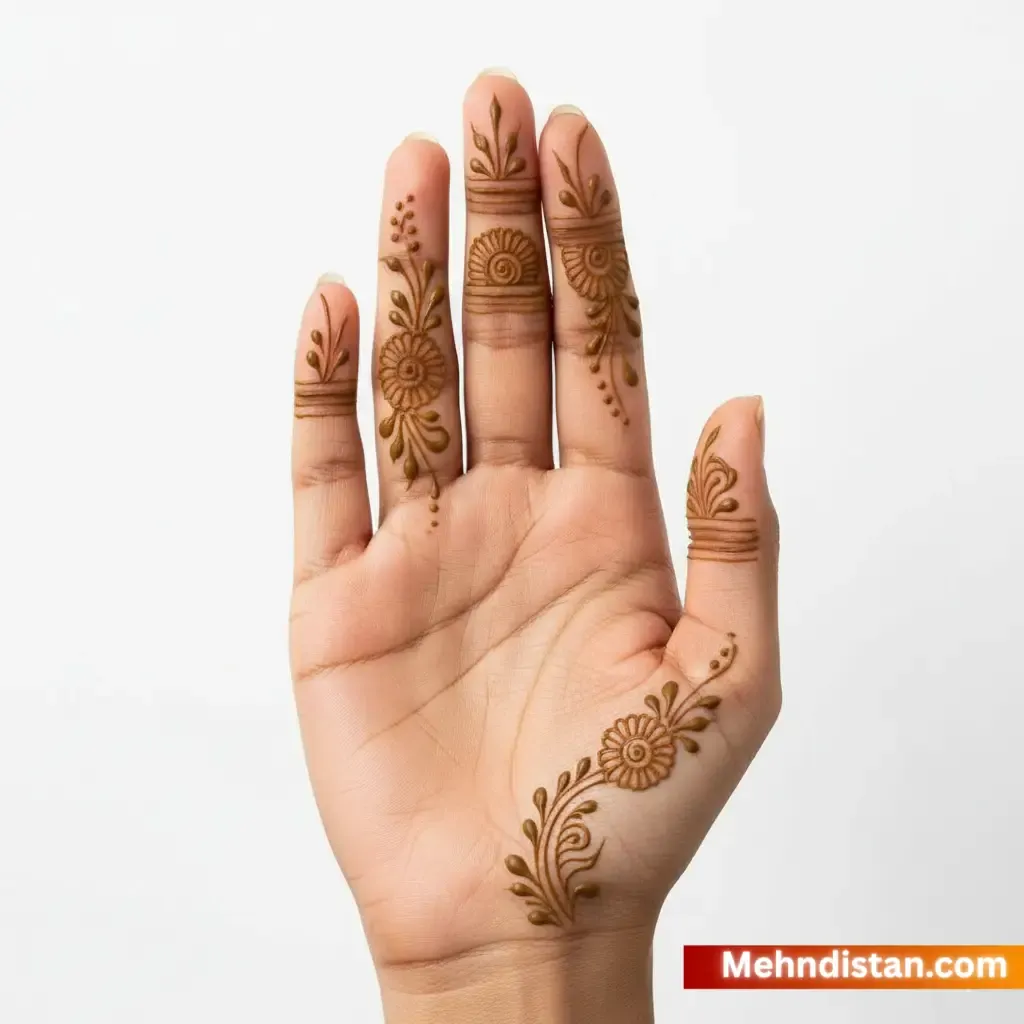Rabeeca Khan Mehndi Design idea