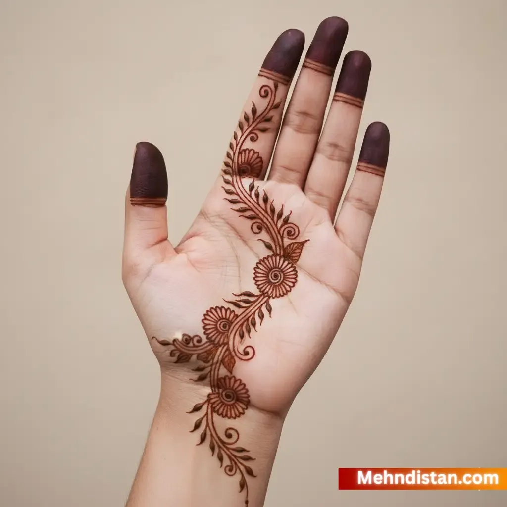 Rabeeca Khan Mehndi Design idea