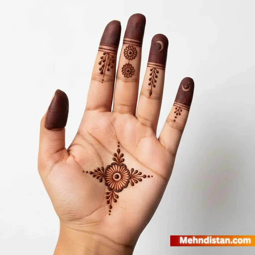 Rabeeca Khan Mehndi Design idea