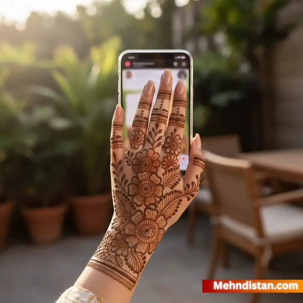Rabeeca Khan Mehndi Design idea