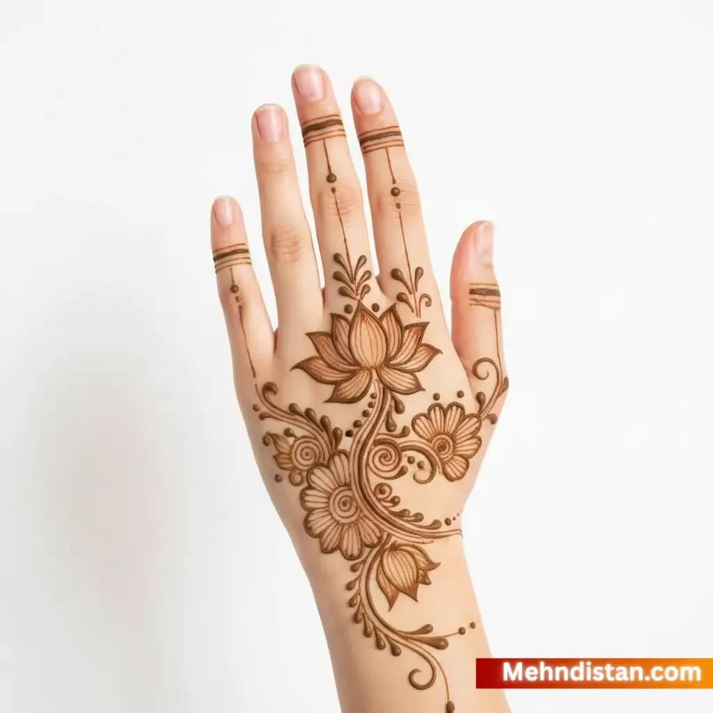 Rabeeca Khan Mehndi Design idea