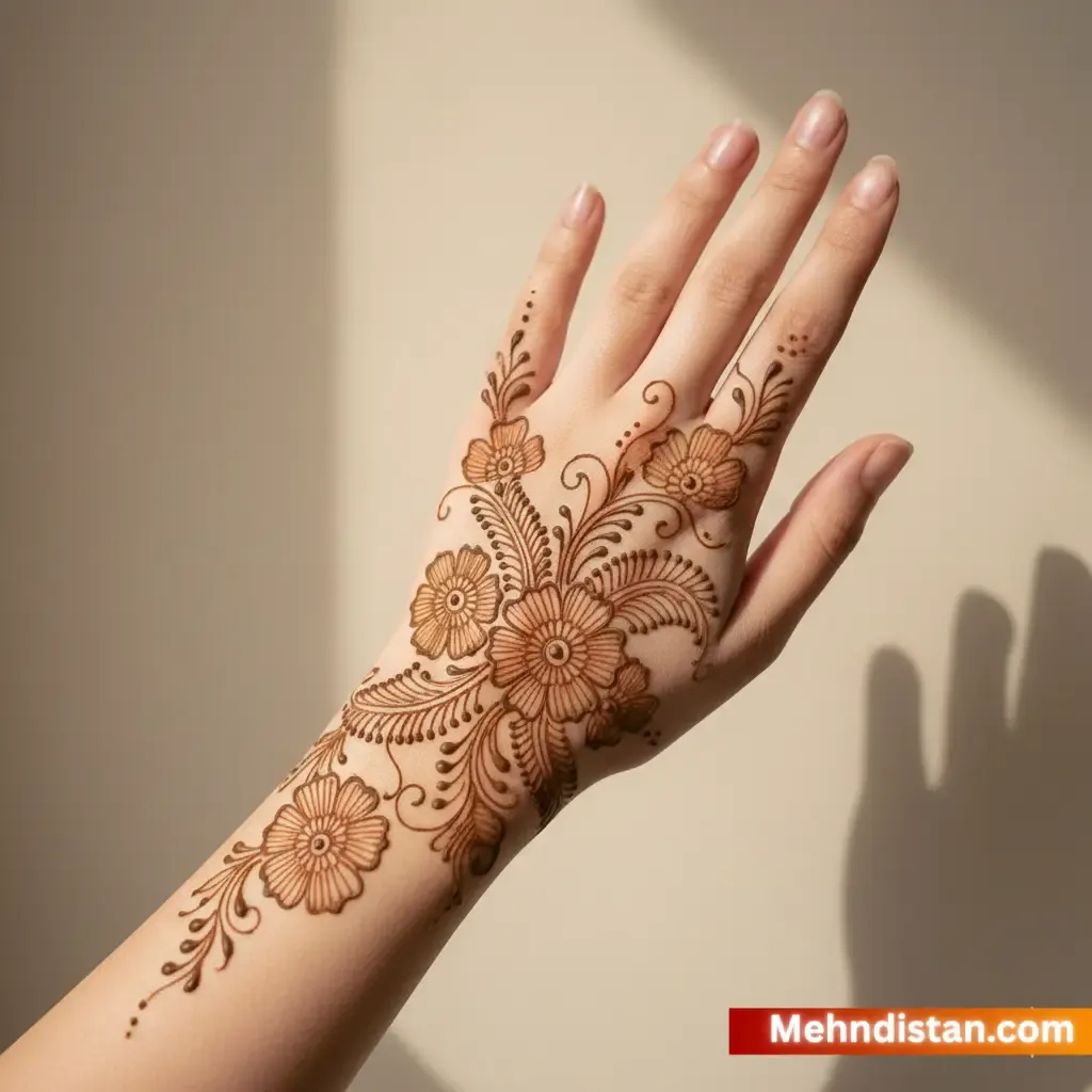 Rabeeca Khan Mehndi Design idea