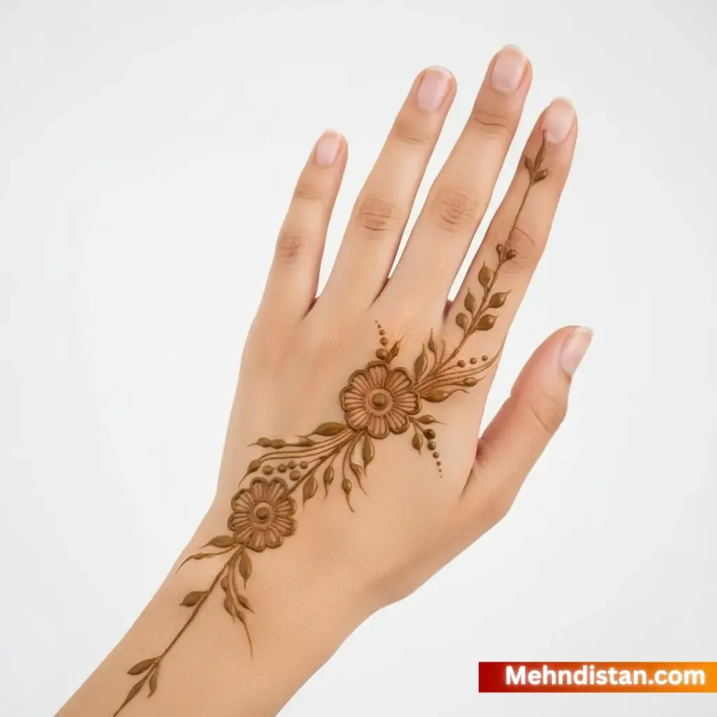 Rabeeca Khan Mehndi Design idea