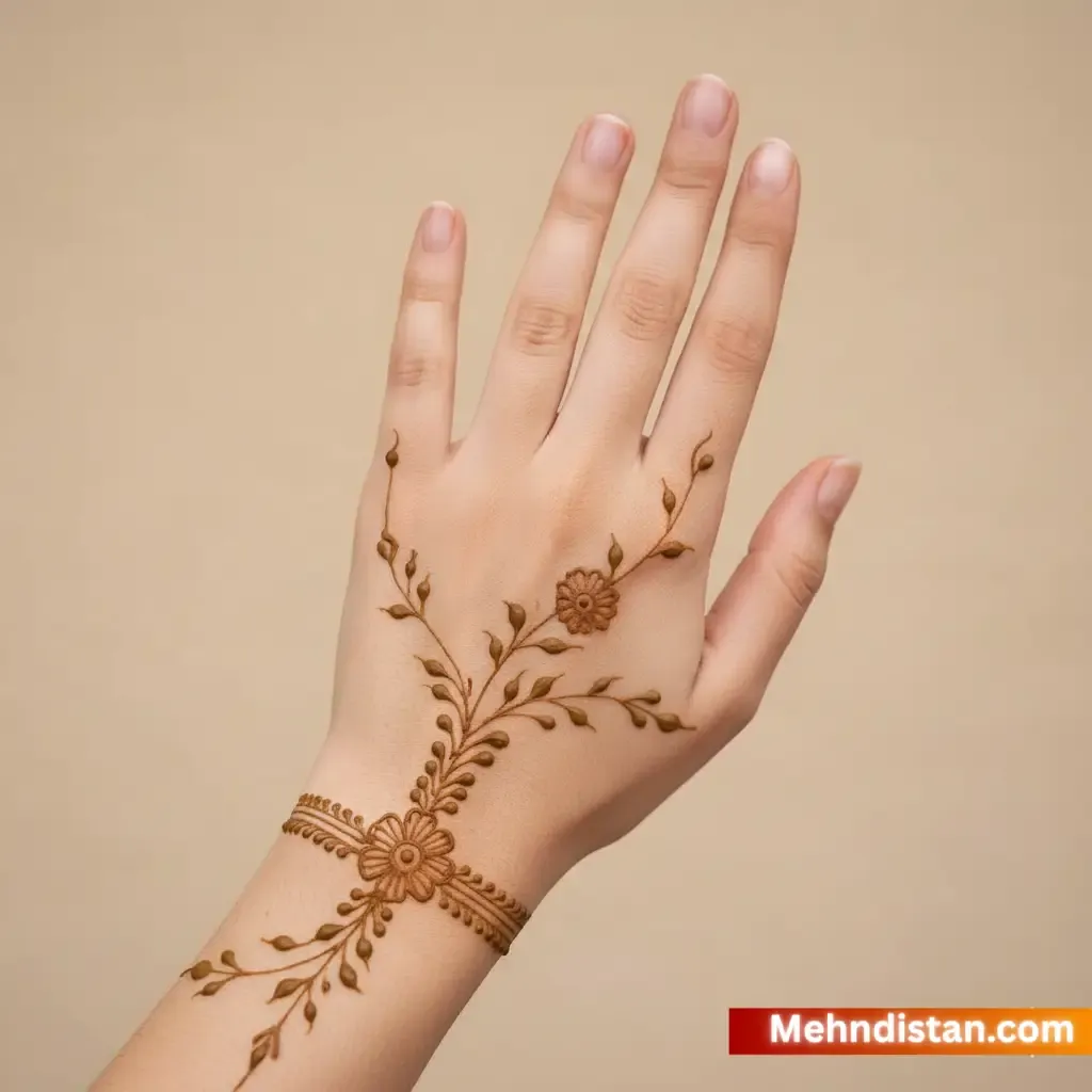 Rabeeca Khan Mehndi Design idea