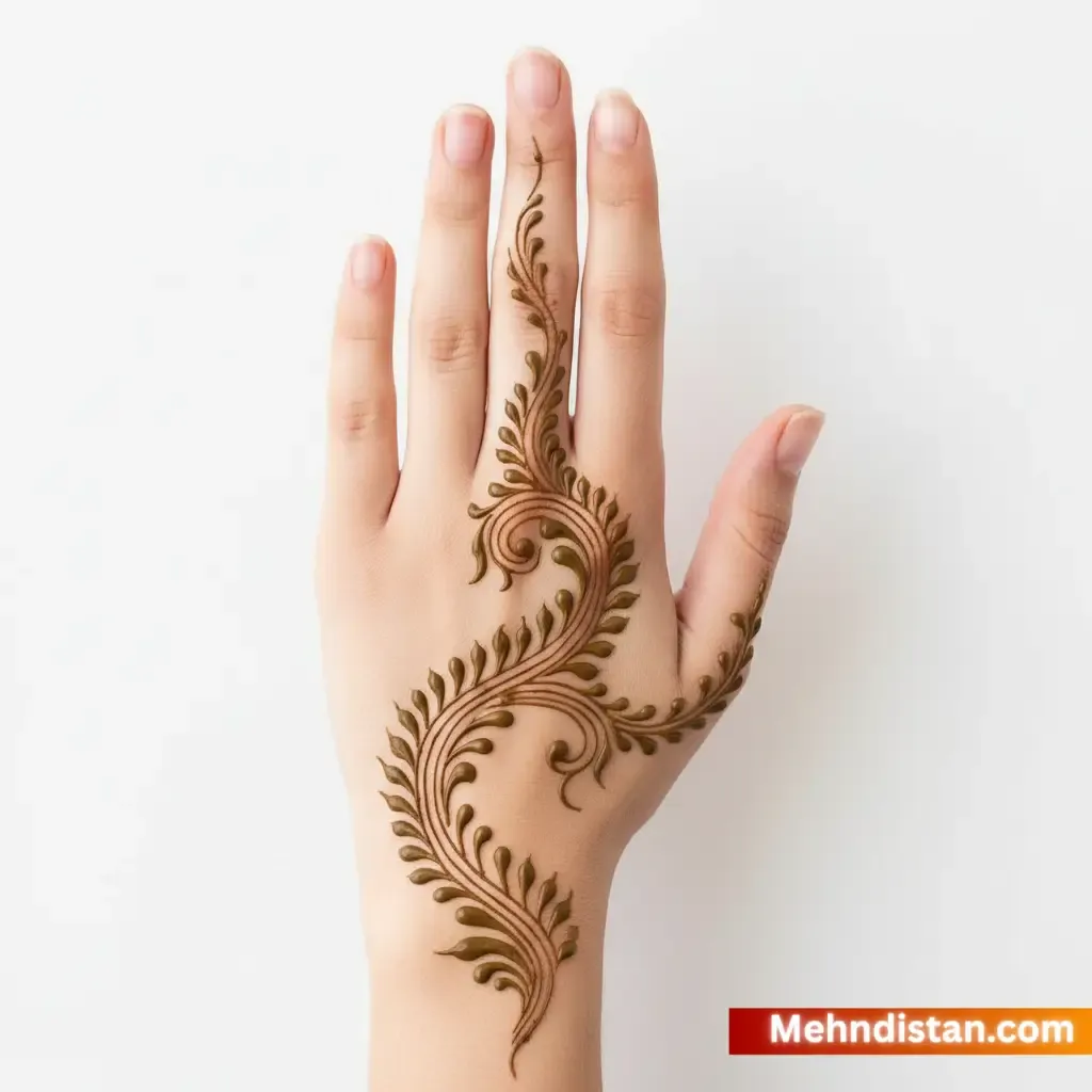 Rabeeca Khan Mehndi Design idea