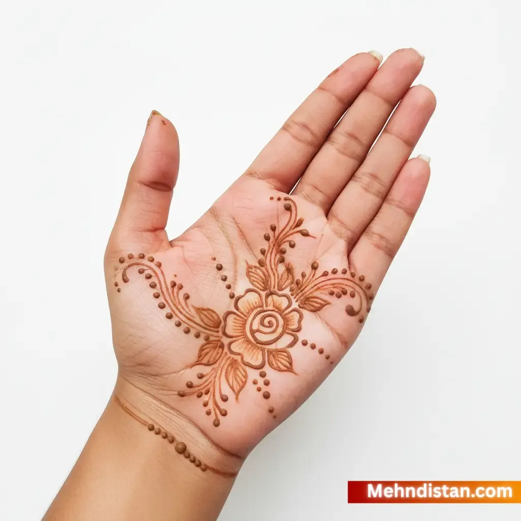 Rabeeca Khan Mehndi Design idea