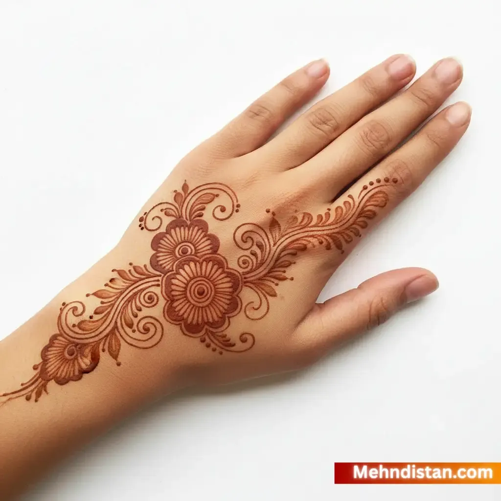 Rabeeca Khan Mehndi Design idea