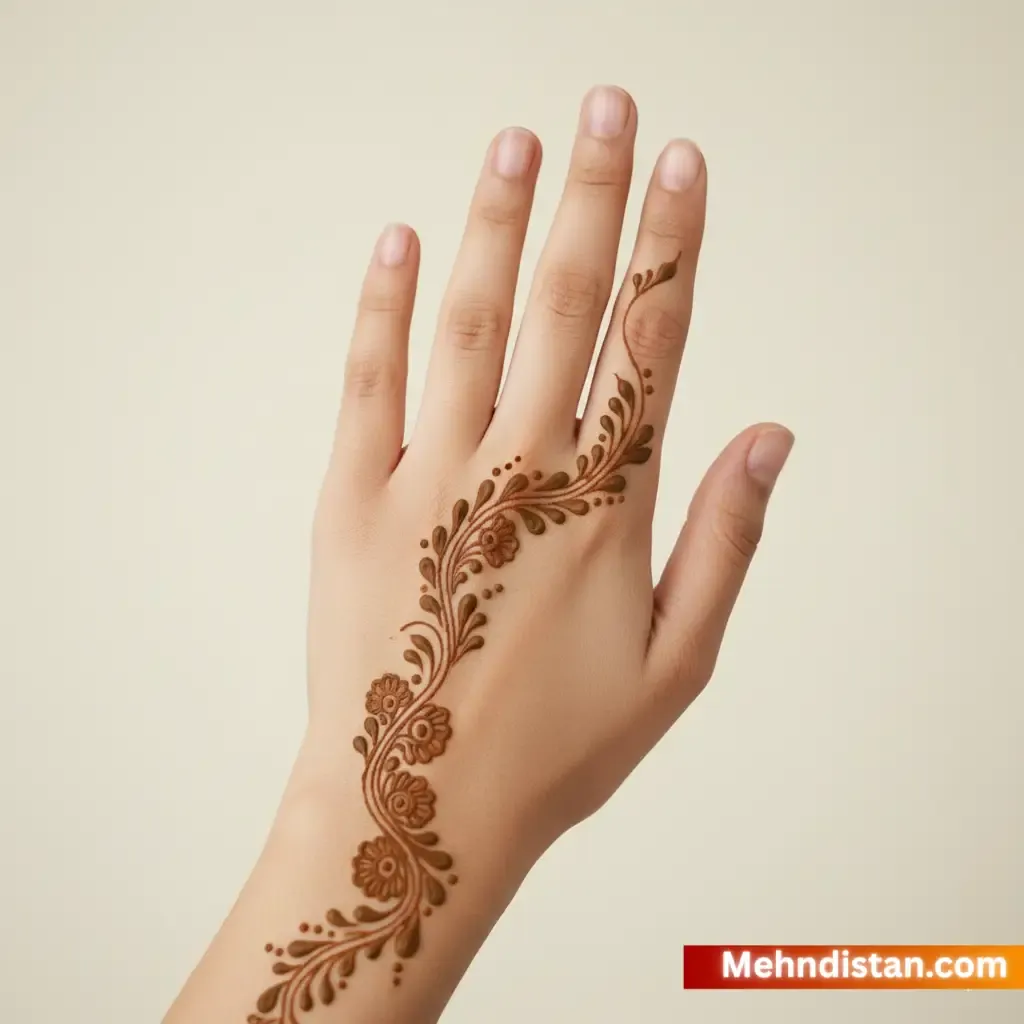 Rabeeca Khan Mehndi Design idea