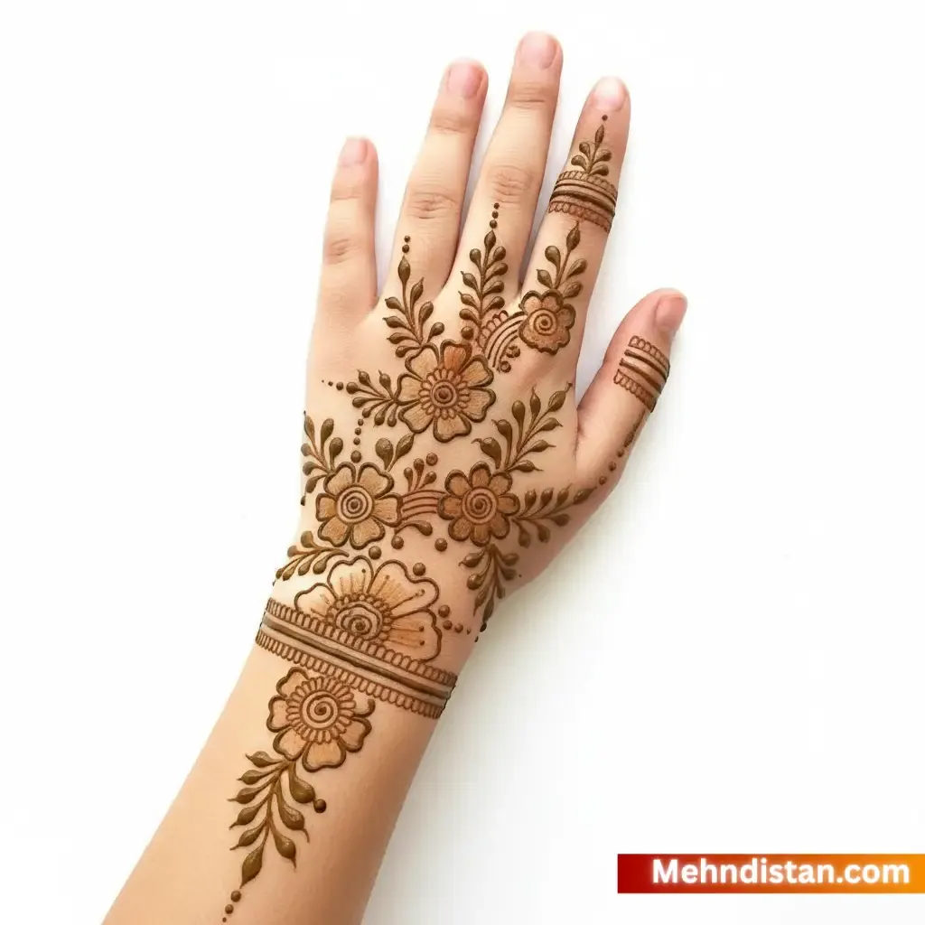 Rabeeca Khan Mehndi Design idea