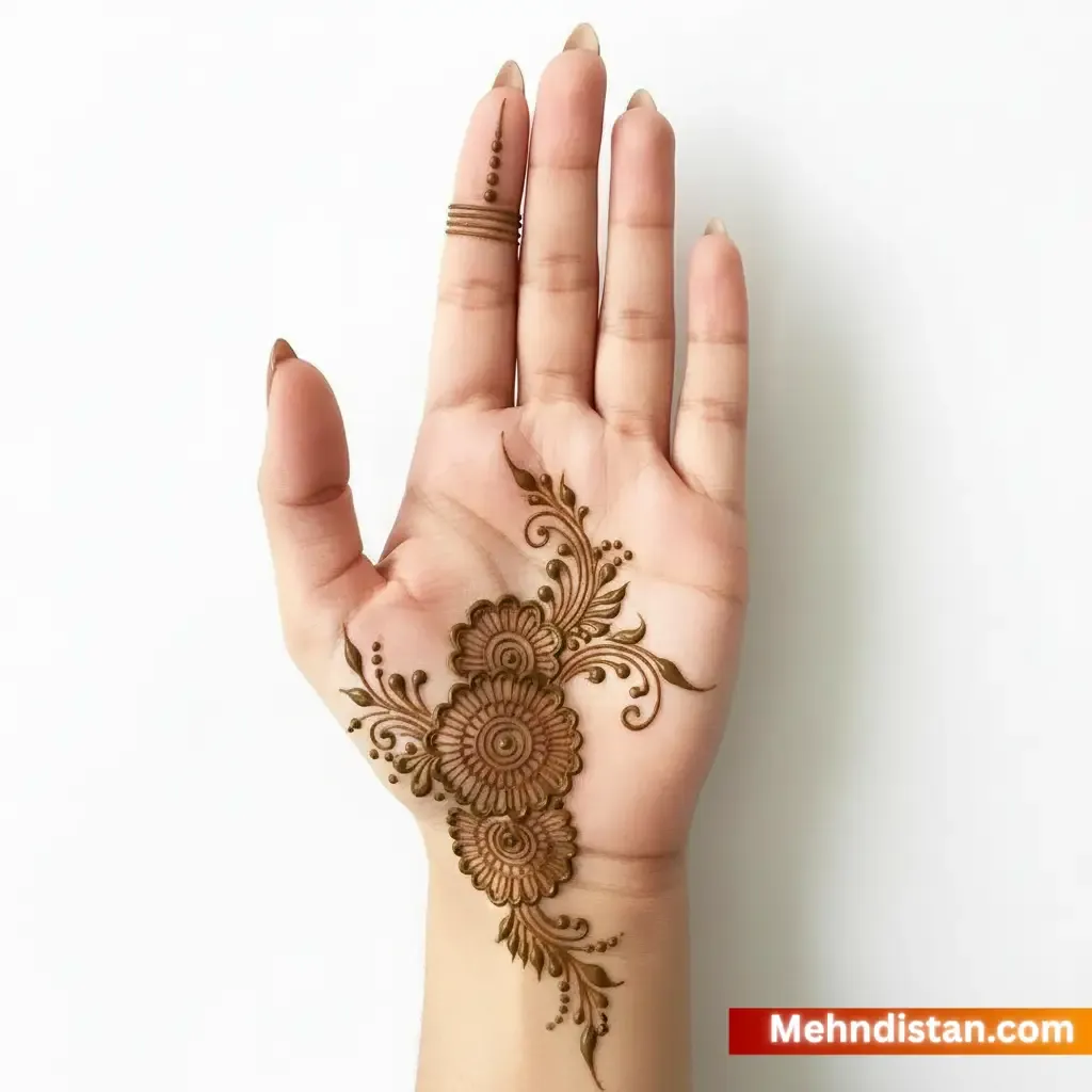Rabeeca Khan Mehndi Design idea