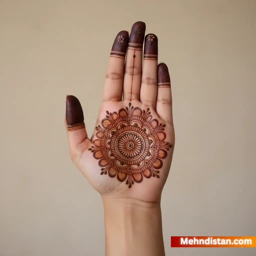 Rabeeca Khan Mehndi Design idea