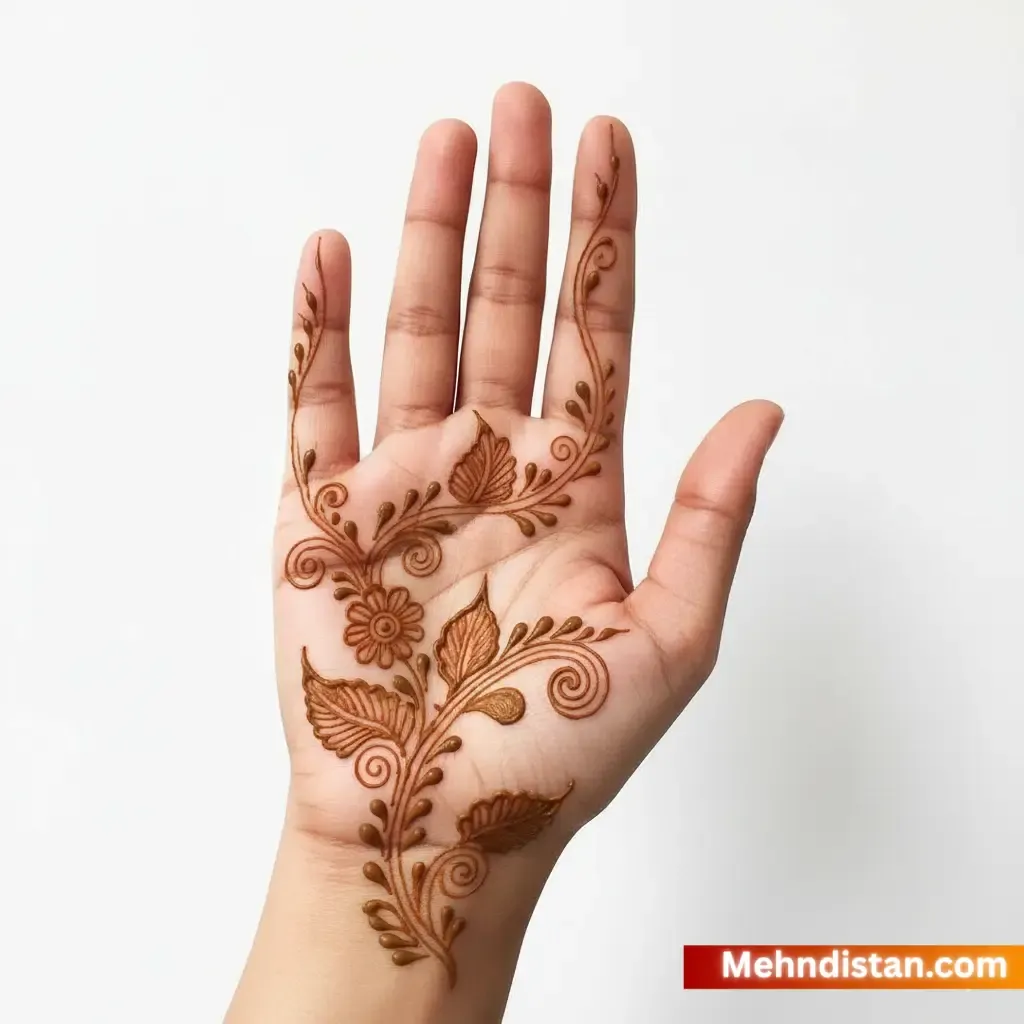 Rabeeca Khan Mehndi Design idea