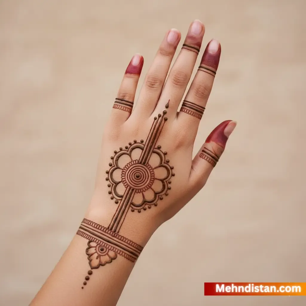 Rabeeca Khan Mehndi Design idea