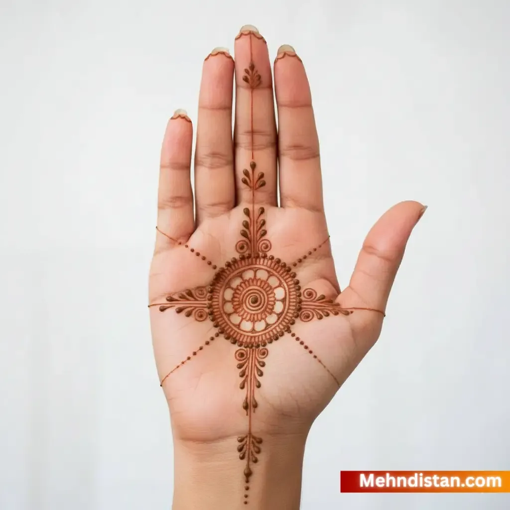 Rabeeca Khan Mehndi Design idea