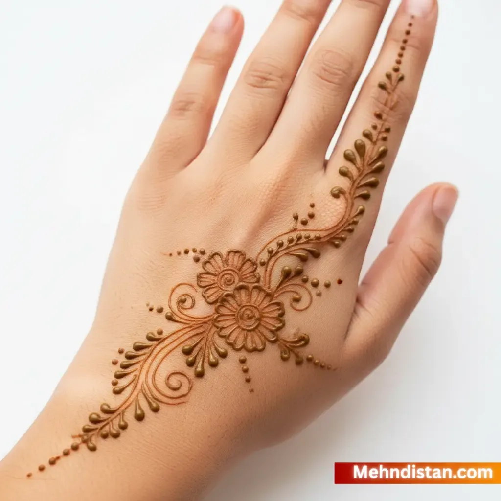 Rabeeca Khan Mehndi Design idea