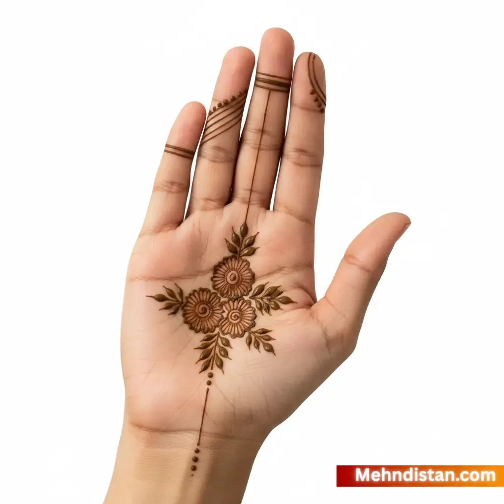 Rabeeca Khan Mehndi Design idea