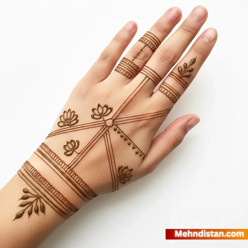 Rabeeca Khan Mehndi Design idea