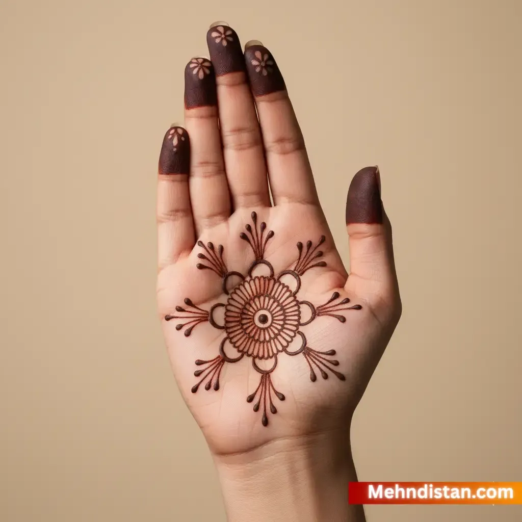 Rabeeca Khan Mehndi Design idea
