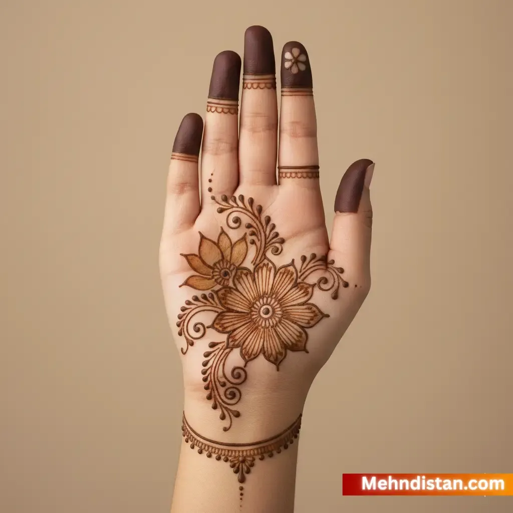 Rabeeca Khan Mehndi Design idea