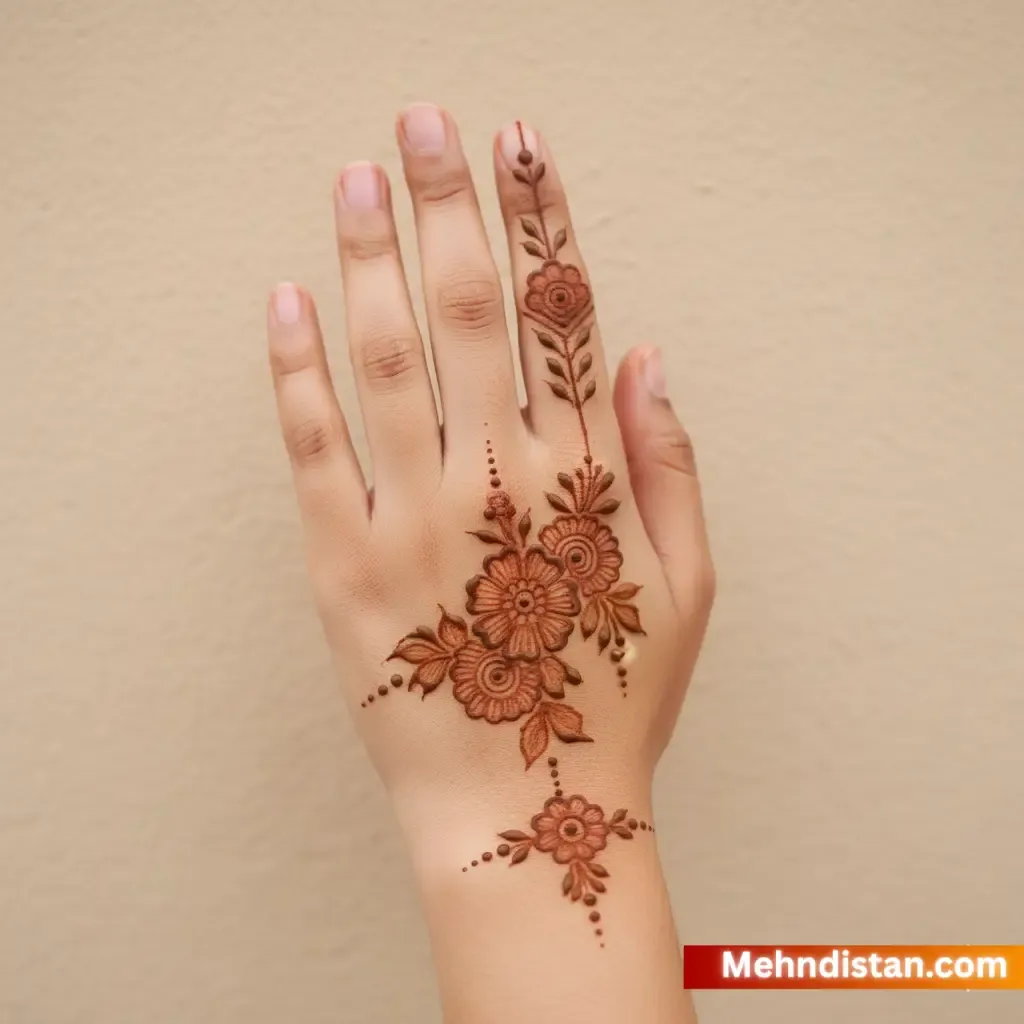 Rabeeca Khan Mehndi Design idea
