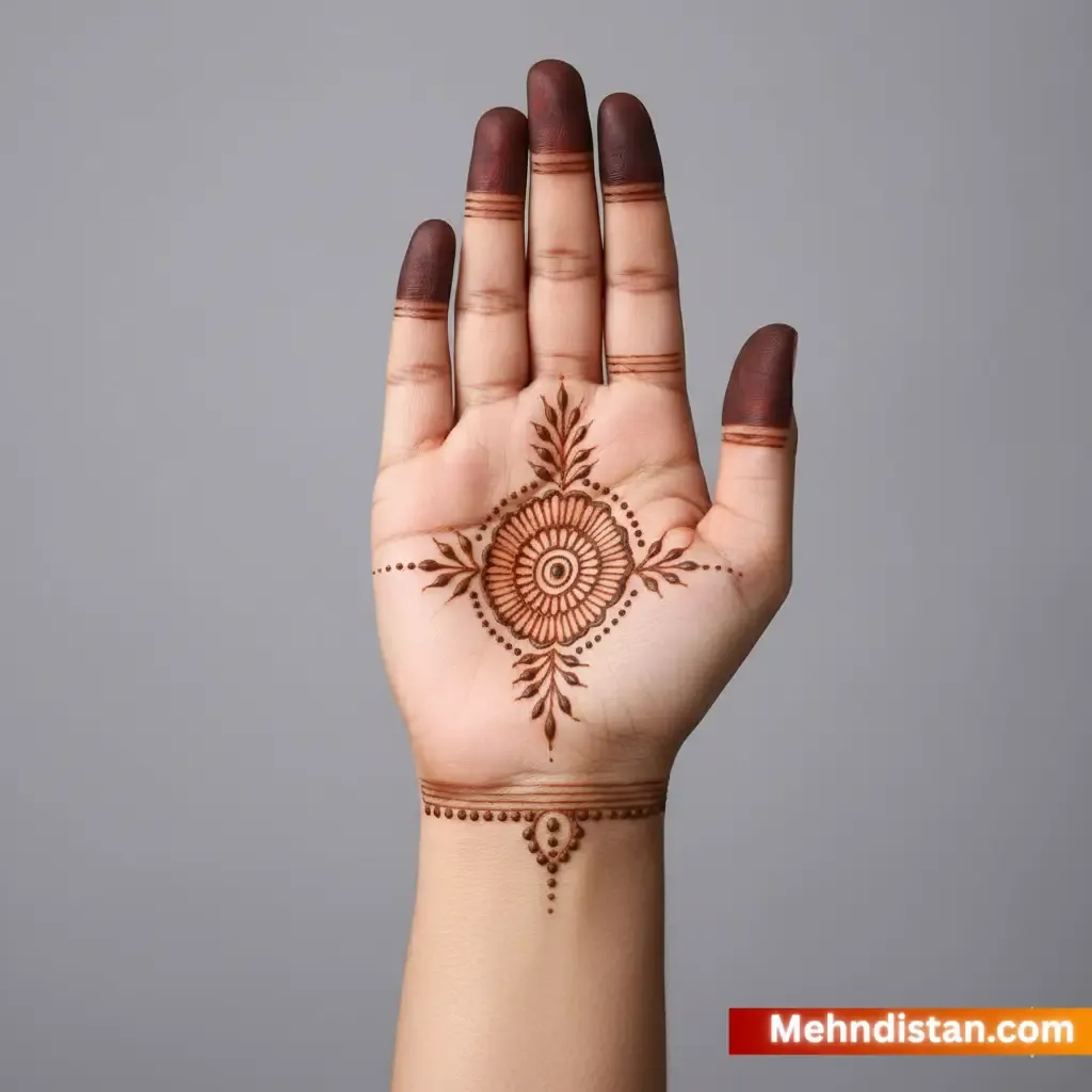 Rabeeca Khan Mehndi Design idea