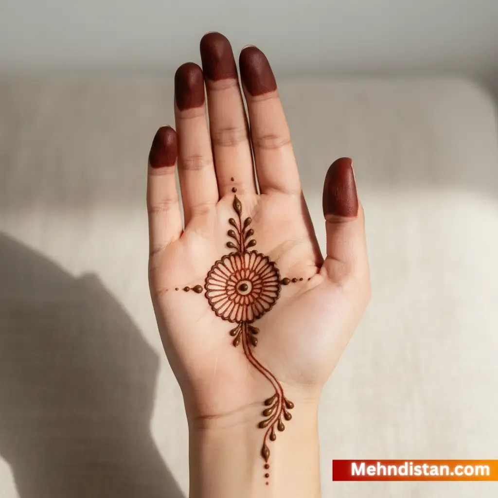 Rabeeca Khan Mehndi Design idea