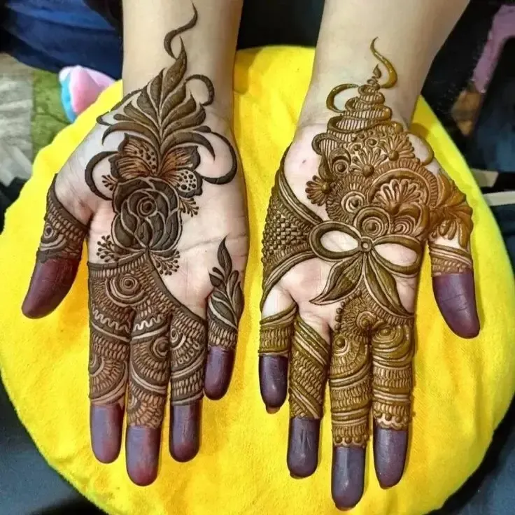 Rabeeca Khan Mehndi Design idea