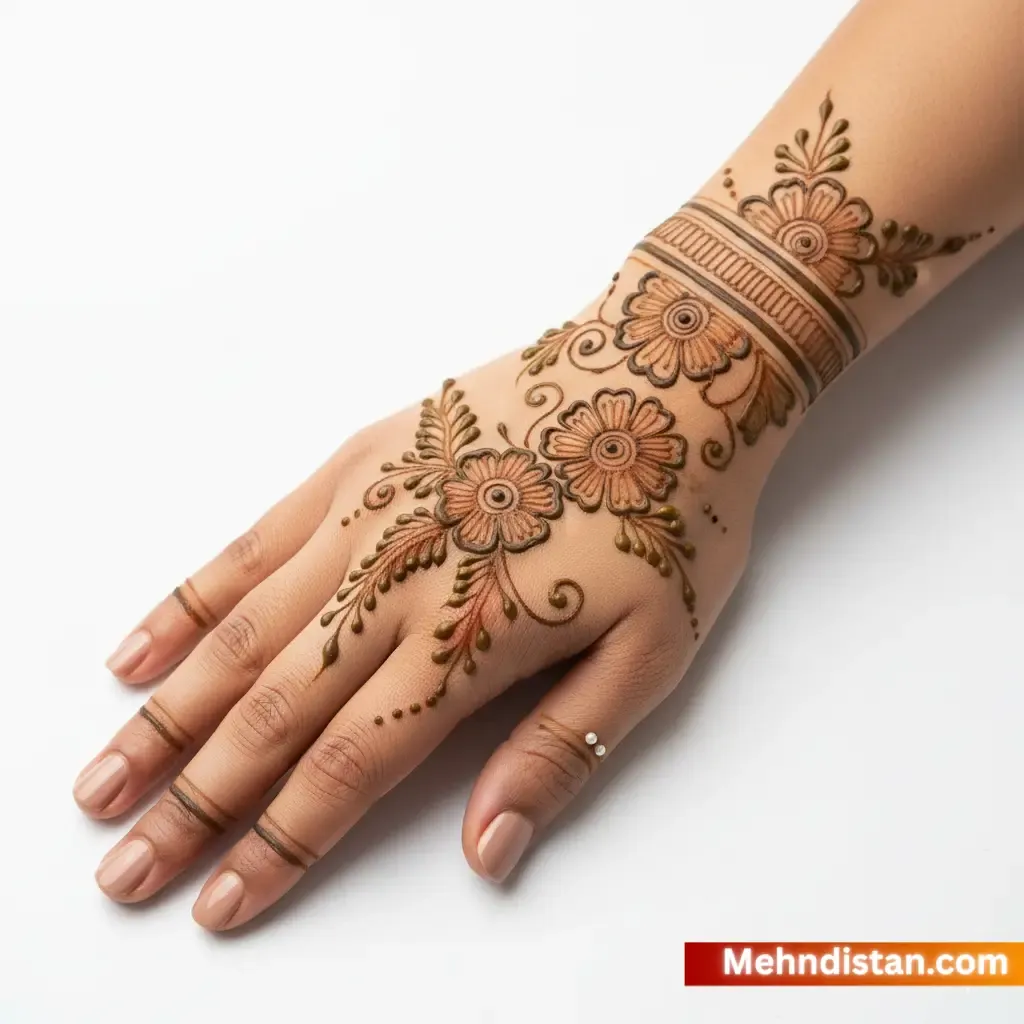 Engagement Mehndi Design idea